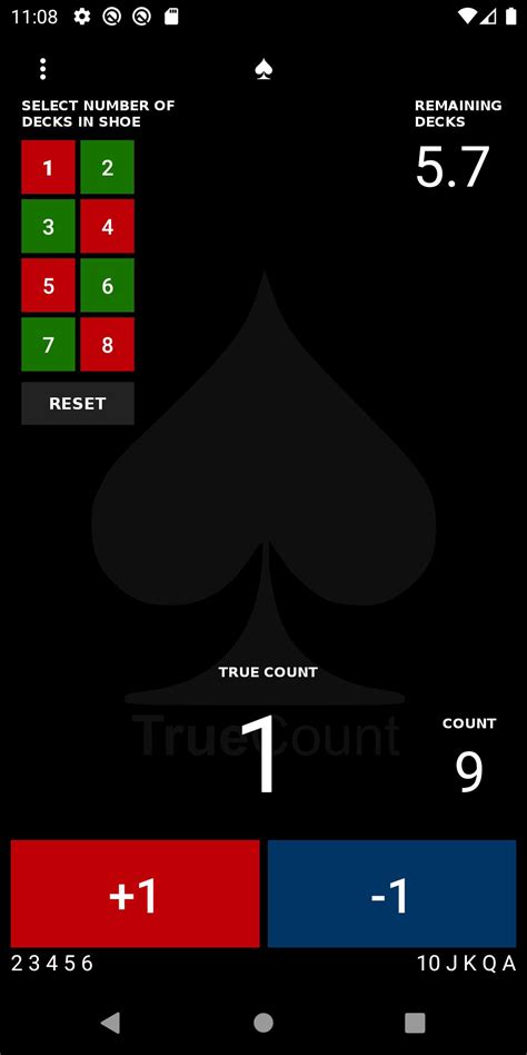 blackjack zählen|TrueCount.app .